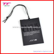 Printed Black Garment Paper Hangtag